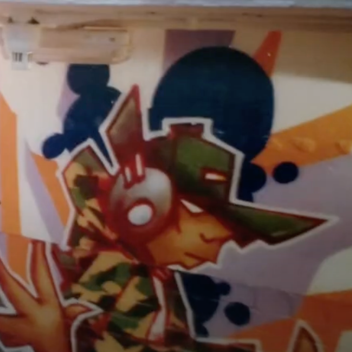 A SistaStyle character graffiti piece
