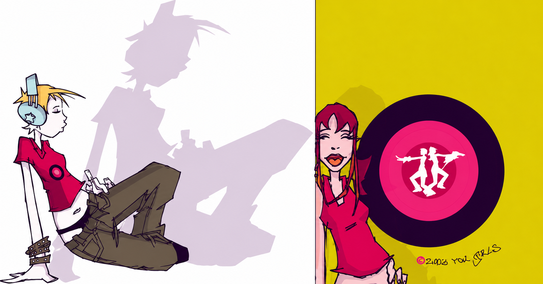 The original 2003 SistaStyle character artwork by a London graffiti artist